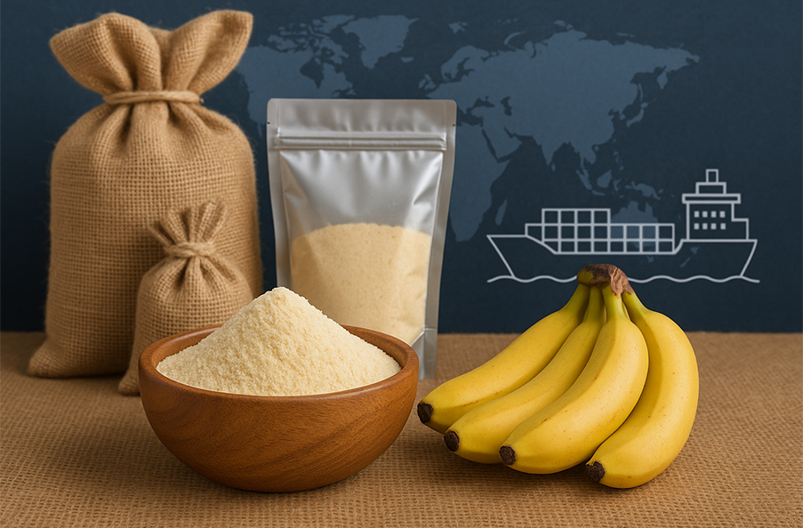 High-Quality Indian Banana Powder – Growing Global Demand in 2025